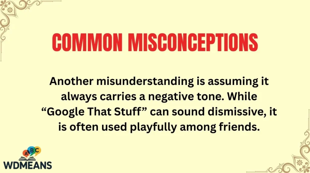 Common Misconceptions