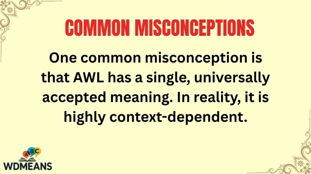 Common Misconceptions