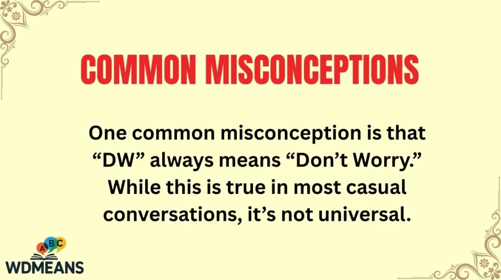 Common Misconceptions