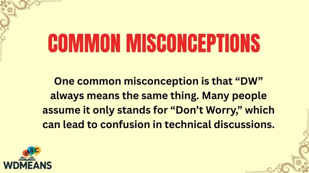 Common Misconceptions