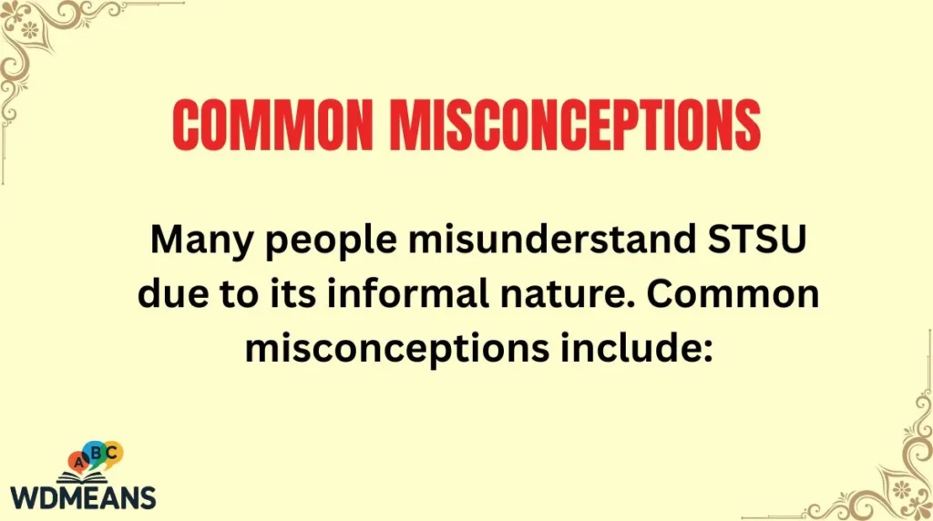 Common Misconceptions