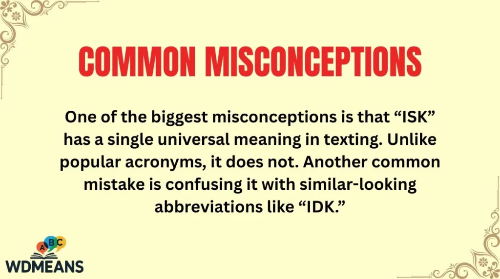 Common Misconceptions
