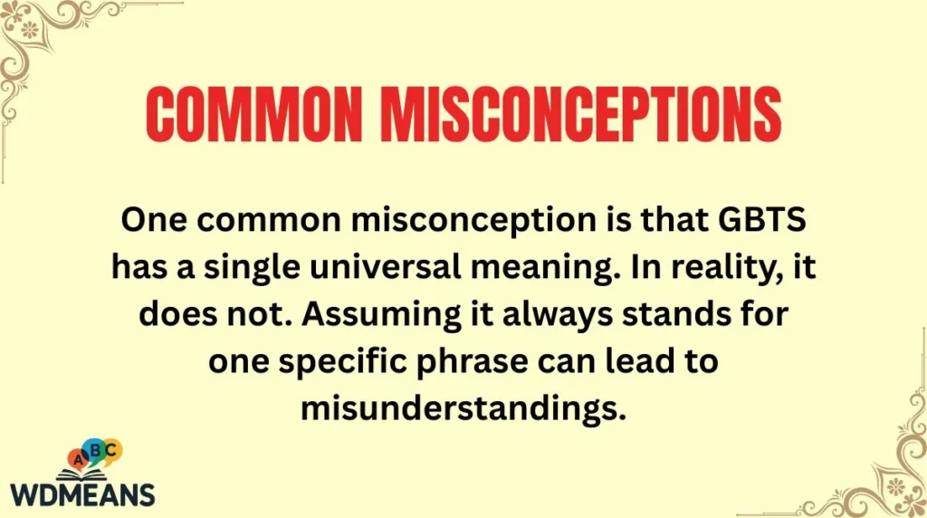 Common Misconceptions