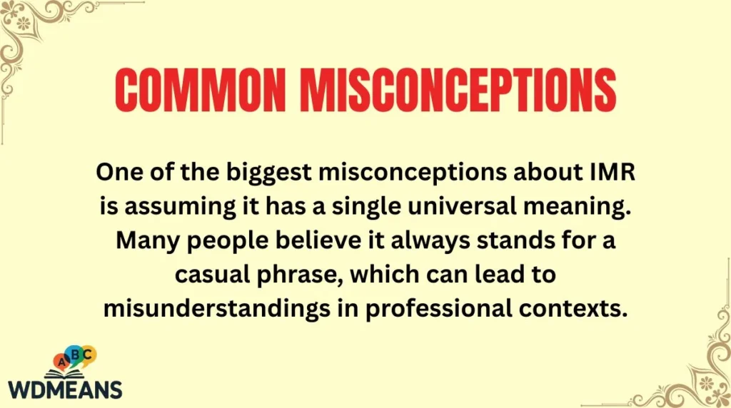 Common Misconceptions