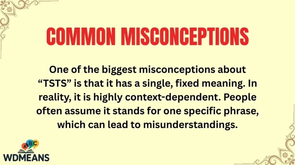Common Misconceptions