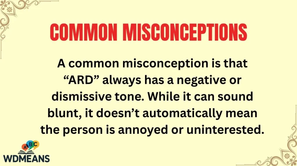 Common Misconceptions