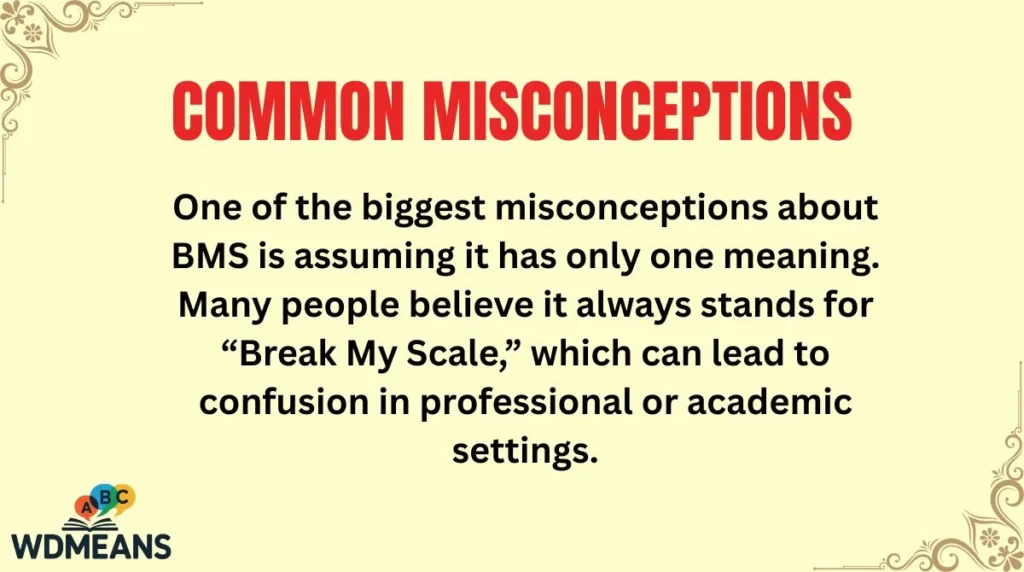 Common Misconceptions