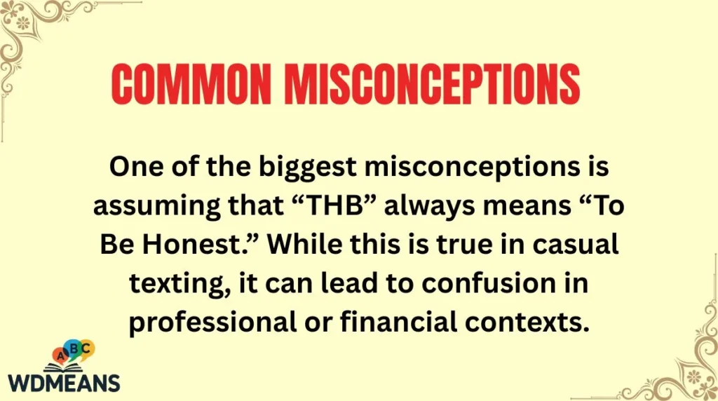 Common Misconceptions