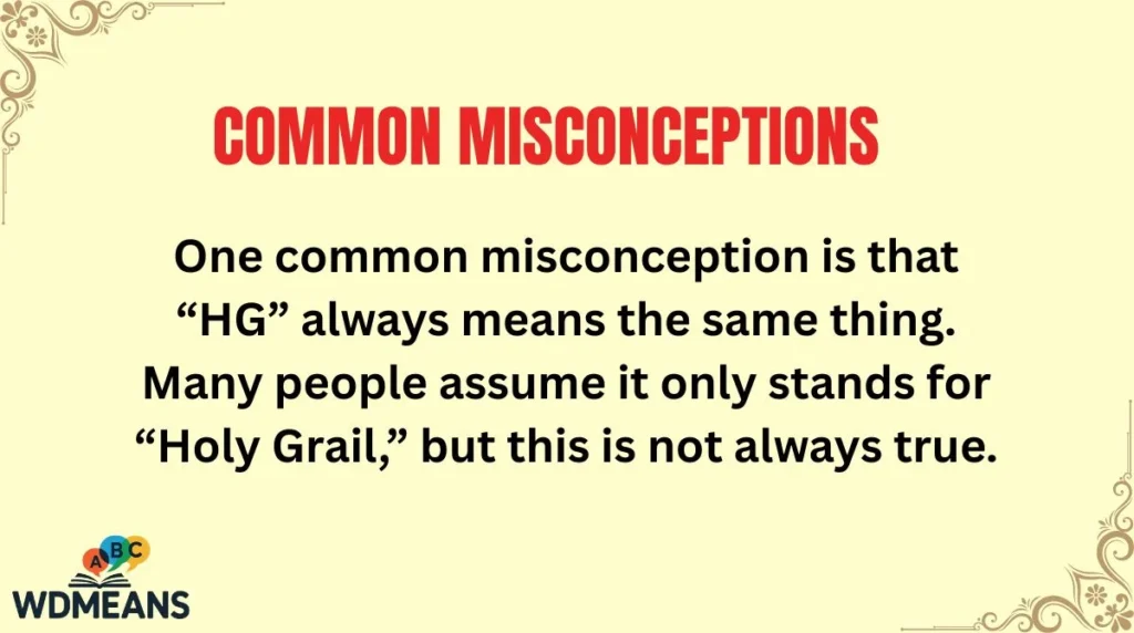 Common Misconceptions