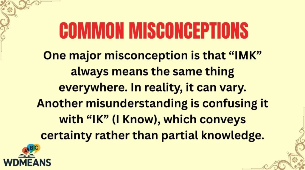 Common Misconceptions
