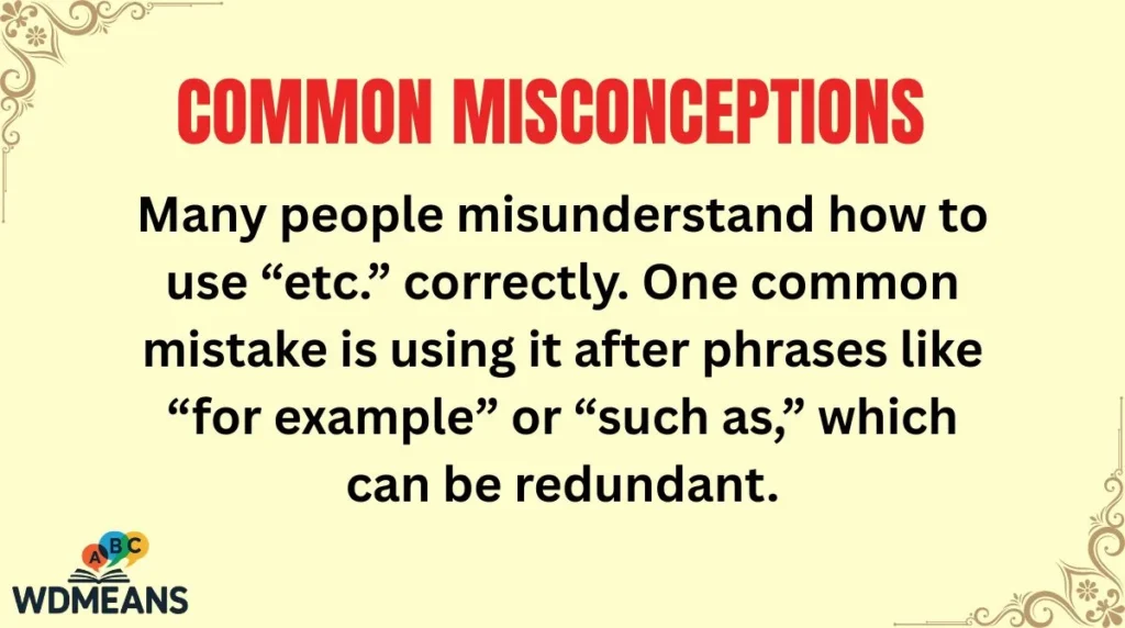Common Misconceptions