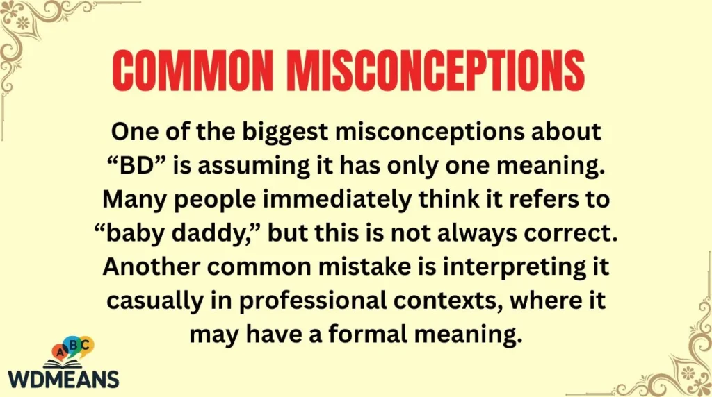 Common Misconceptions