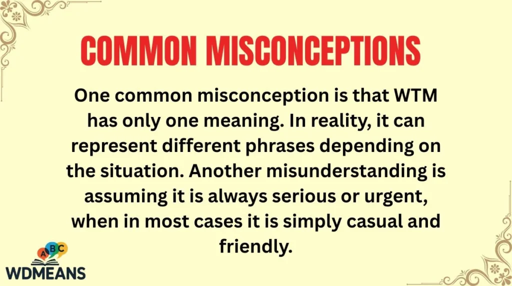 Common Misconceptions