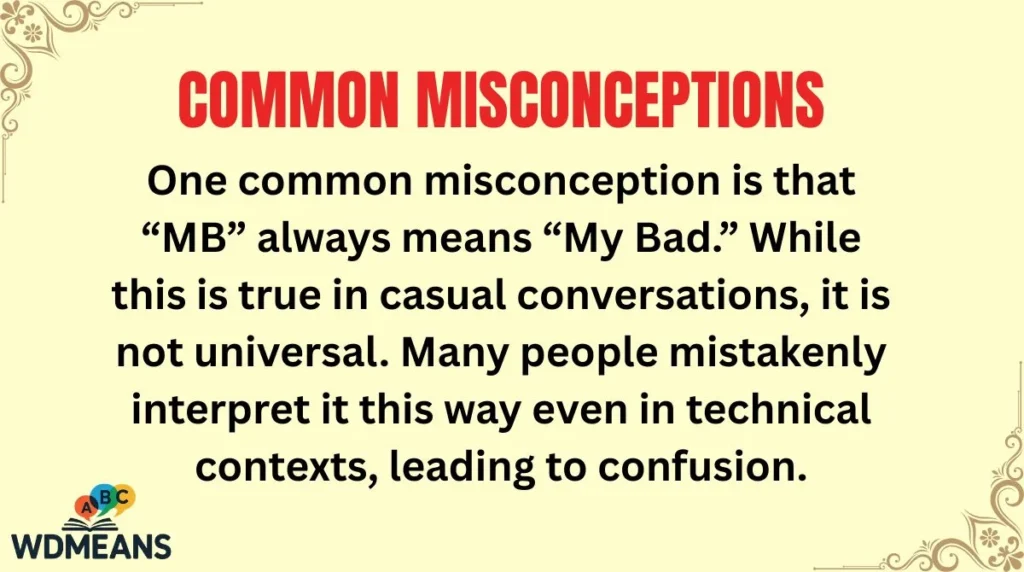 Common Misconceptions