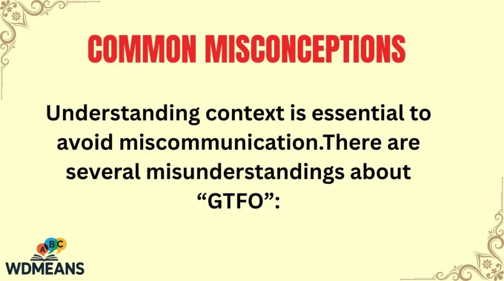 Common Misconceptions