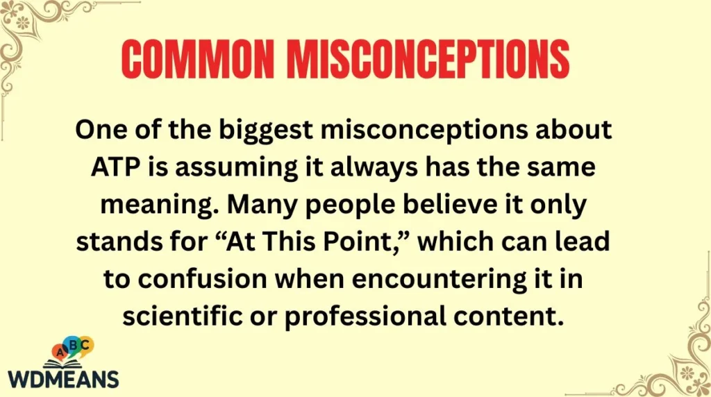 Common Misconceptions