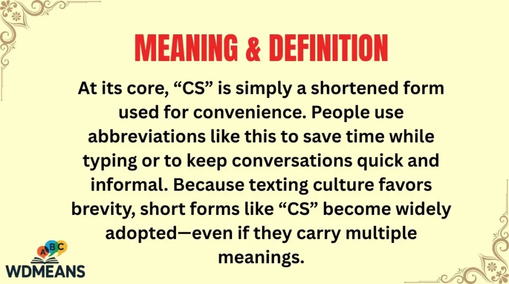 Meaning & Definition