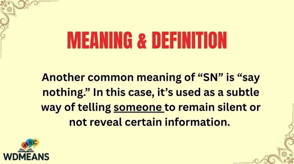 Meaning & Definition