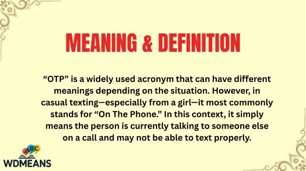 Meaning & Definition