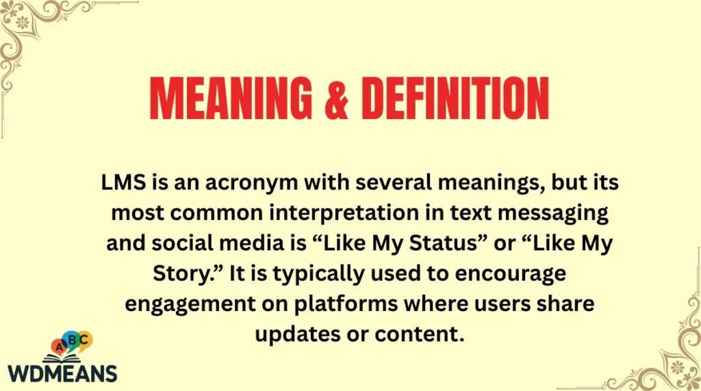 Meaning & Definition