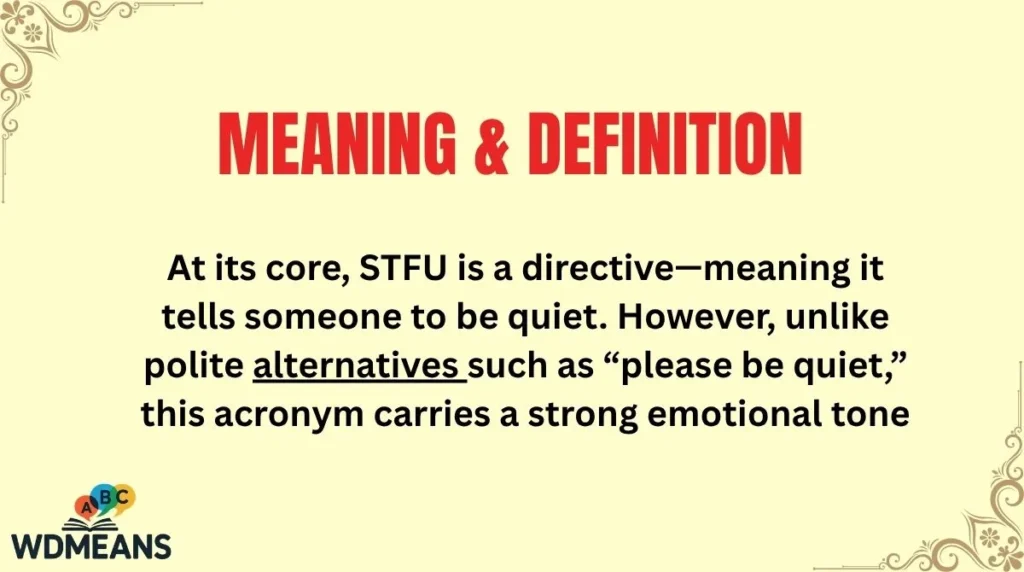 Meaning & Definition