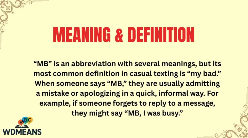 Meaning & Definition