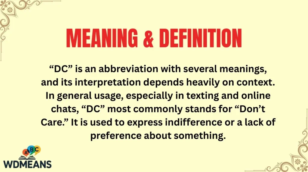 Meaning & Definition