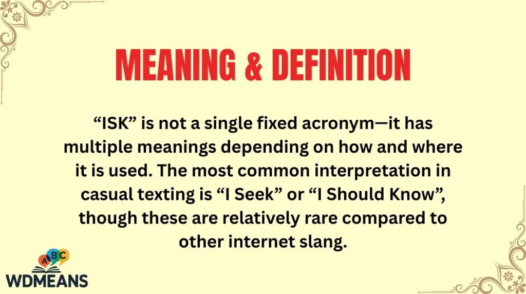 Meaning & Definition