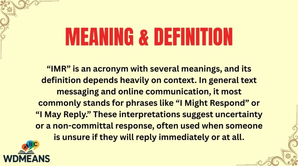 Meaning & Definition