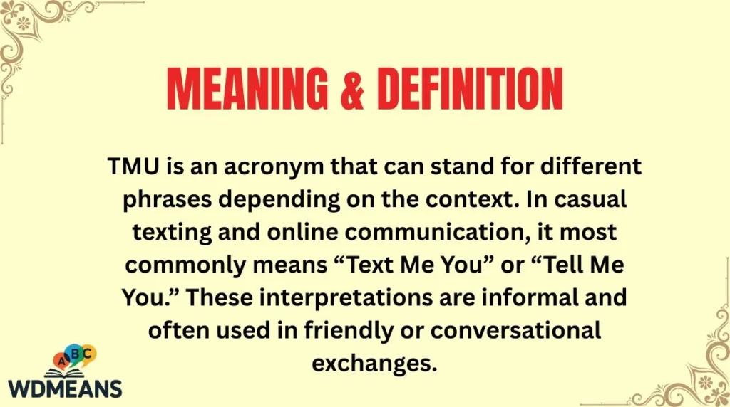 Meaning & Definition