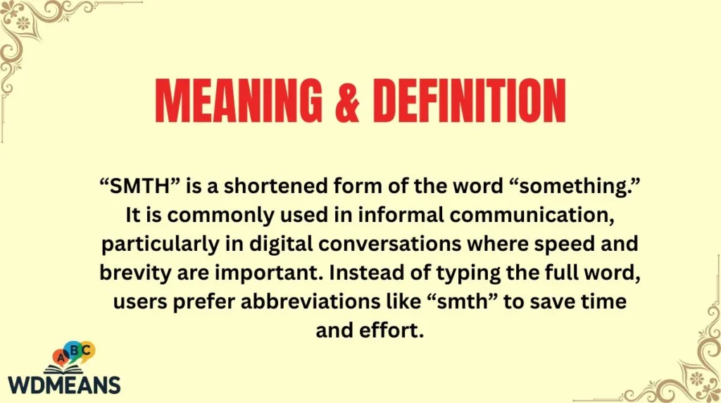 Meaning & Definition