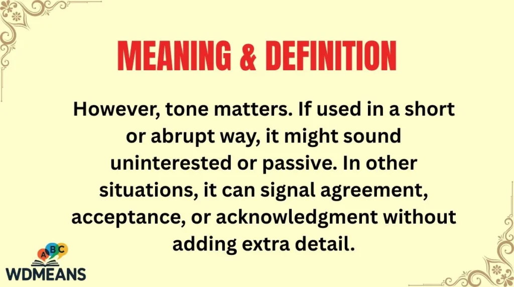Meaning & Definition