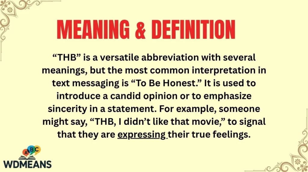 Meaning & Definition