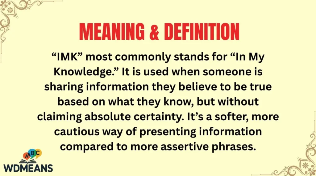 Meaning & Definition