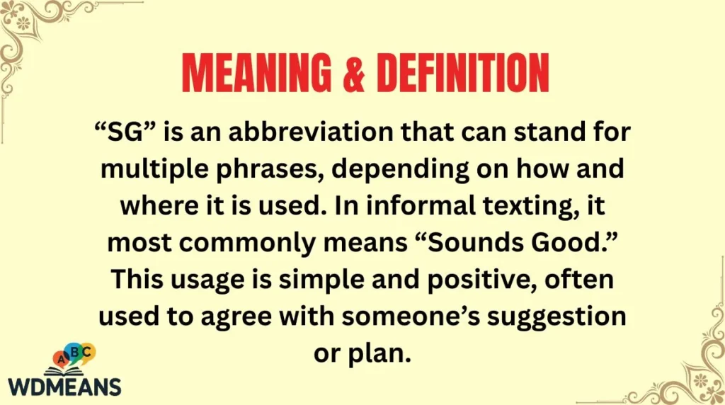 Meaning & Definition