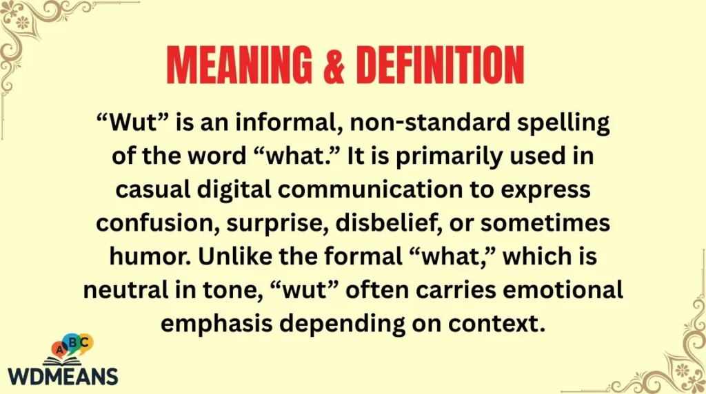 Meaning & Definition