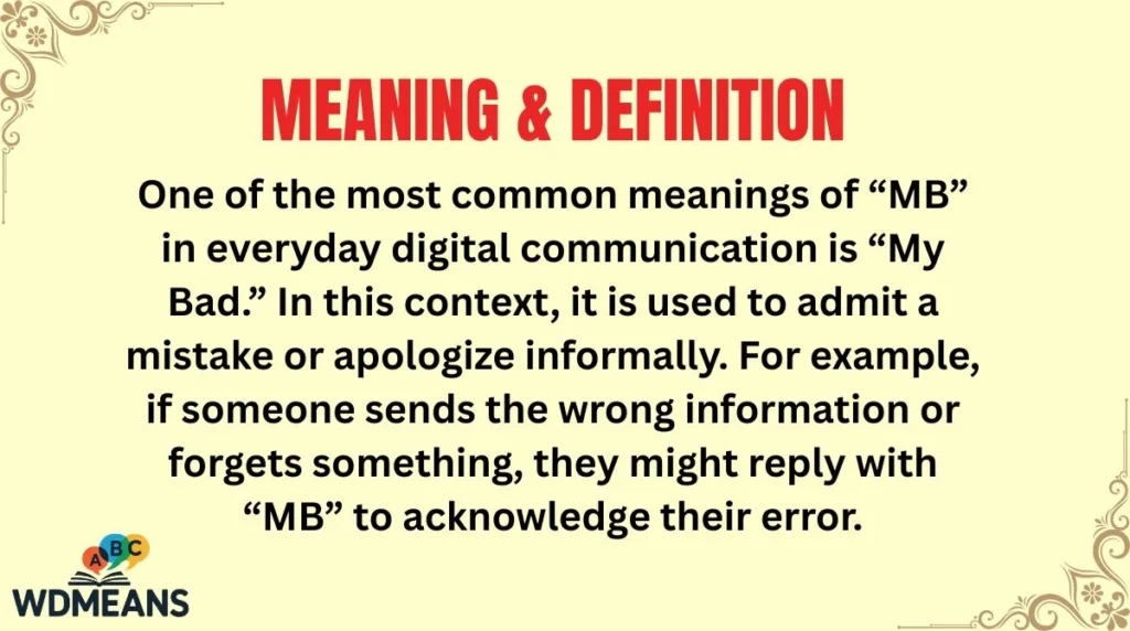 Meaning & Definition