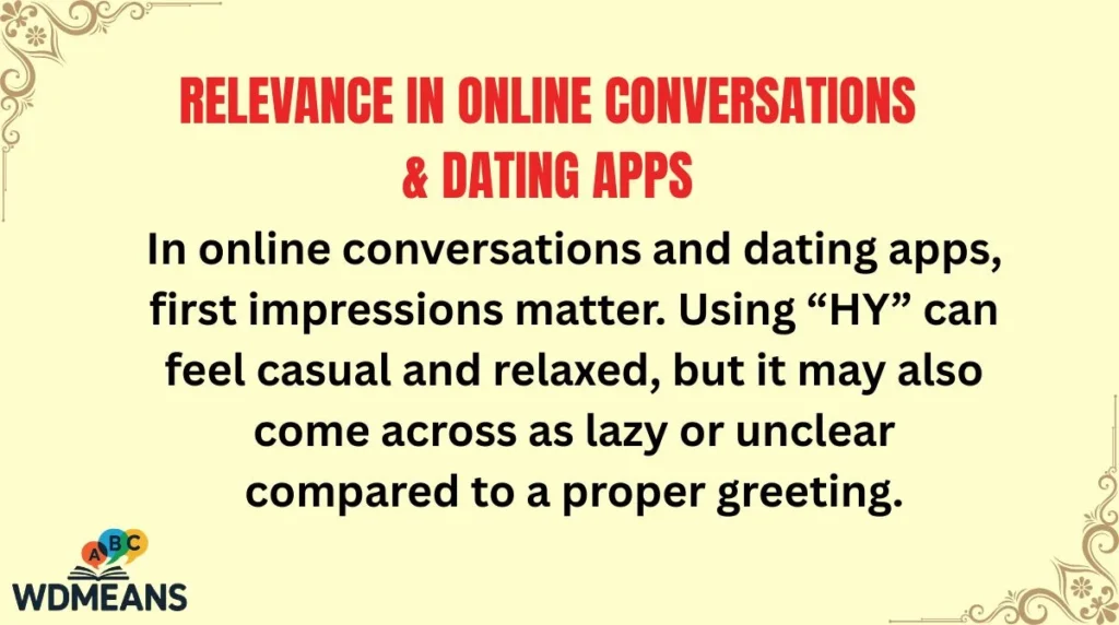 Relevance in Online Conversations & Dating Apps