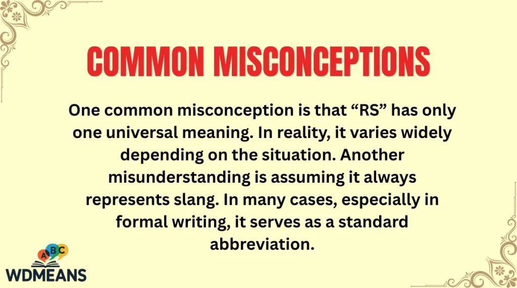 Common Misconceptions
