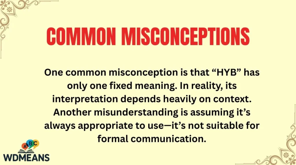 Common Misconceptions