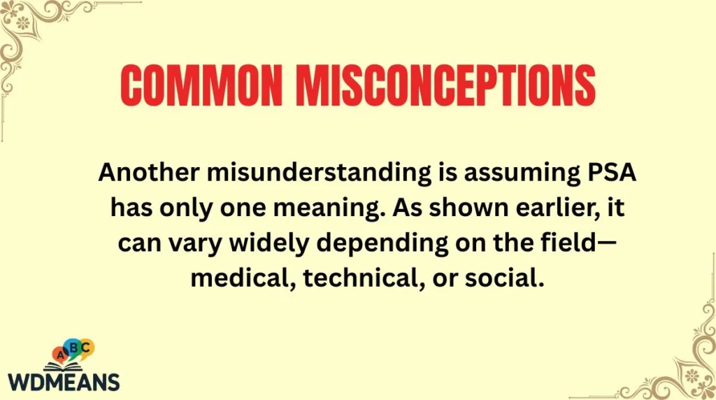 Common Misconceptions