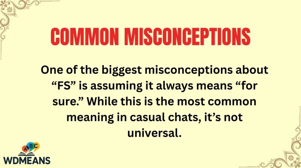 Common Misconceptions