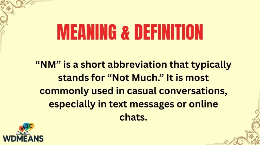 Meaning & Definition