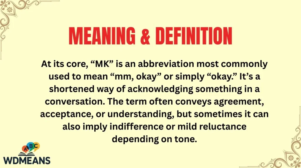 Meaning & Definition