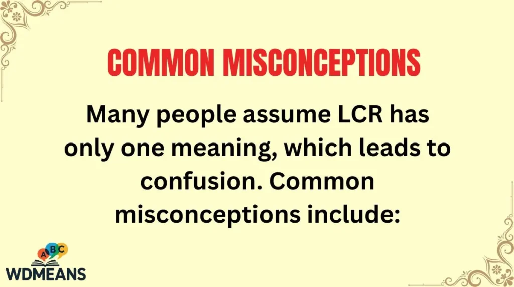 Common Misconceptions
