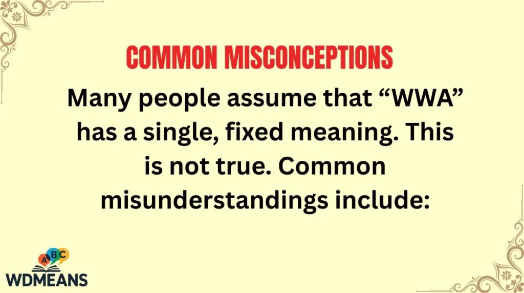 Common Misconceptions