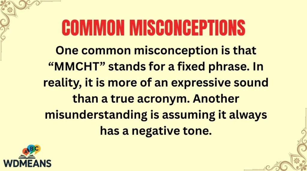 Common Misconceptions