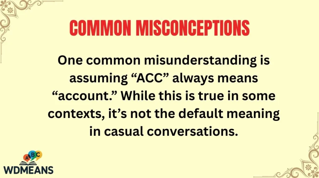 Common Misconceptions