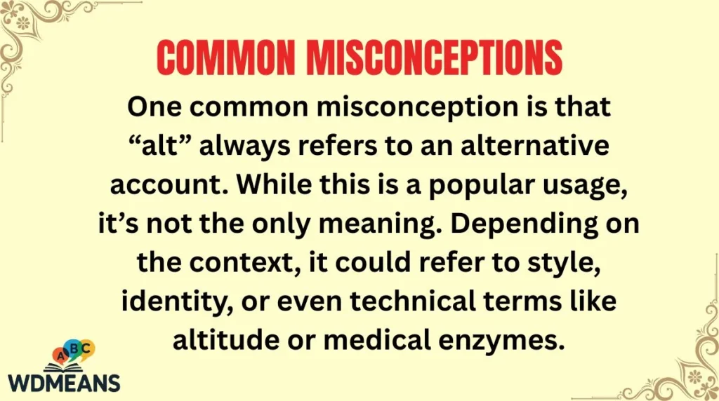 Common Misconceptions