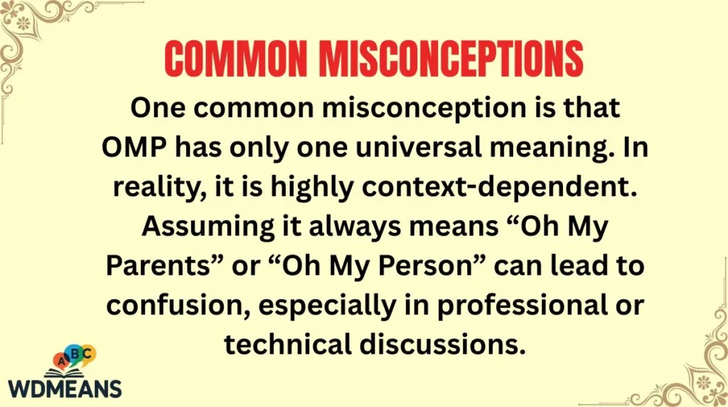 Common Misconceptions